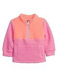 GAP Baby Girl's Sherpa Quarterzip Sweatshirt | Amazon (US)