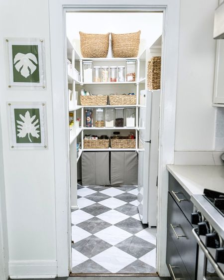 Our pantry needed a refresh. While I don’t have the capacity for a full remodel I still wanted to freshen up this space. I added a fresh coat of paint and used these peel and stick tiles to add some depth and I love the way it turned out. The marble pattern is so pretty and they were easy to install! 

Target, Target home, home organization, pantry organization, organization containers, woven basket, acrylic organizers, Peel and stick tile, pantry, walk in pantry, pantry refresh, pantry update, home update, home improvement, Chris and Julia, Living room, bedroom, guest room, dining room, entryway, seating area, family room, curated home, Modern home decor, traditional home decor, budget friendly home decor, Interior design, look for less, designer inspired, Amazon, Amazon home, Amazon must haves, Amazon finds, amazon favorites, Amazon home decor #amazon #amazonhome


#LTKStyleTip #LTKFindsUnder50 #LTKHome
