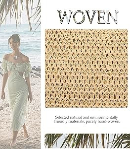 Straw Crossbody Bags for Women Beach Woven Hobo Handbag Summer Chic Crescent Shoulder Purses with... | Amazon (US)