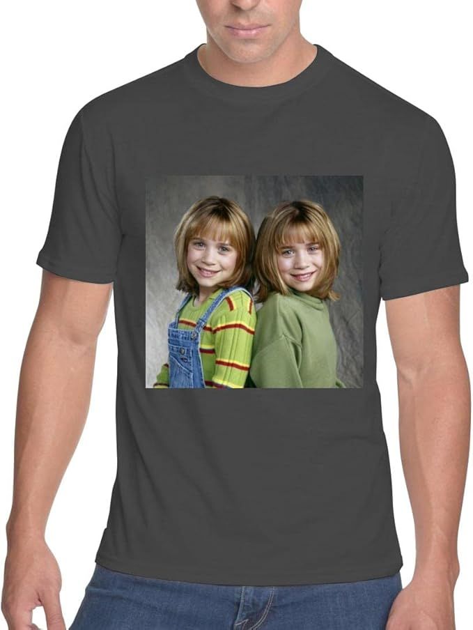 Ashley and Mary-Kate Olsen - Men's Soft & Comfortable T-Shirt PDI #PIDP1033863 | Amazon (US)