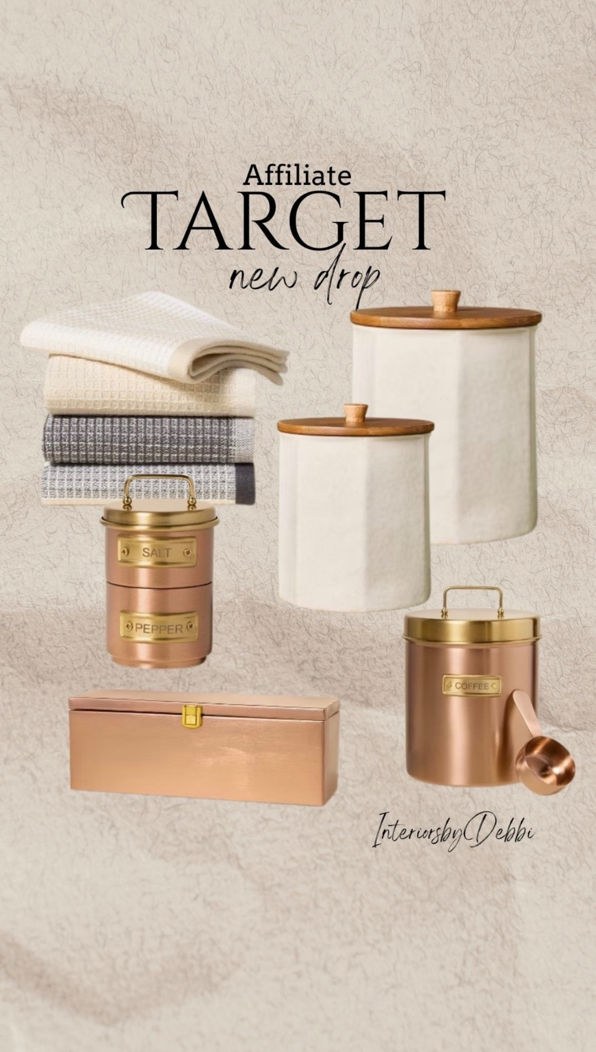 Target Finds
New drop, canisters, towels, teabag container, copper canister, transitional home, modern decor, amazon find, amazon home, target home decor, mcgee and co, studio mcgee, amazon must have, pottery barn, Walmart finds, affordable decor, home styling, budget friendly, accessories, neutral decor, home finds, new arrival, coming soon, sale alert, high end look for less, Amazon favorites, Target finds, cozy, modern, earthy, transitional, luxe, romantic, home decor, budget friendly decor, Amazon decor #target



#LTKSeasonal #LTKHome #LTKHoliday