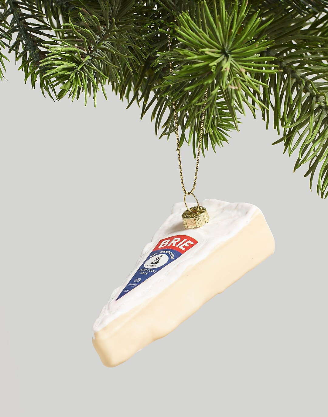 Cody Foster™ Wedge of Brie Glass Ornament | Madewell
