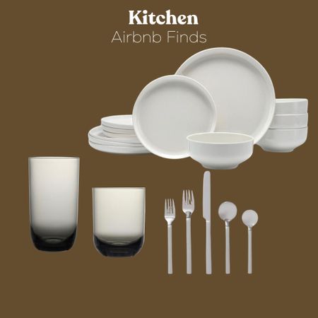 Airbnb Kitchen Must Haves—
I have been on a mission👏🏼 to find durable place settings for our Airbnb that wouldn’t be easily broken or chipped! The plates and the 2 cup sizes are plastic but stil so cute 🤩🤩 perfect for a short term rental, camping equipment (probably more like glamping), or if you have kiddos but still want nice looking things ✨

#LTKfindsunder100 #LTKhome #LTKMostLoved