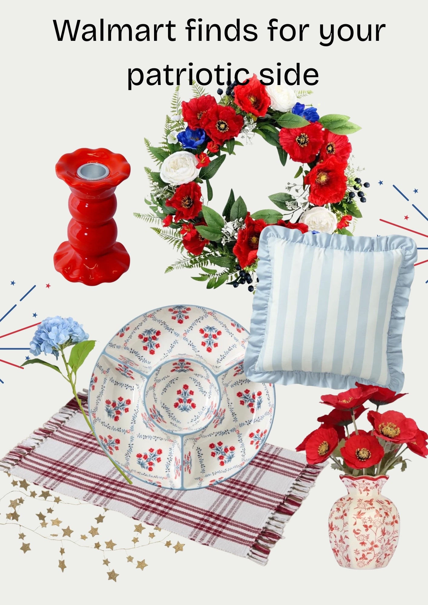 The perfect pieces for a simple patriotic spruce up!

#LTKHome #LTKSeasonal