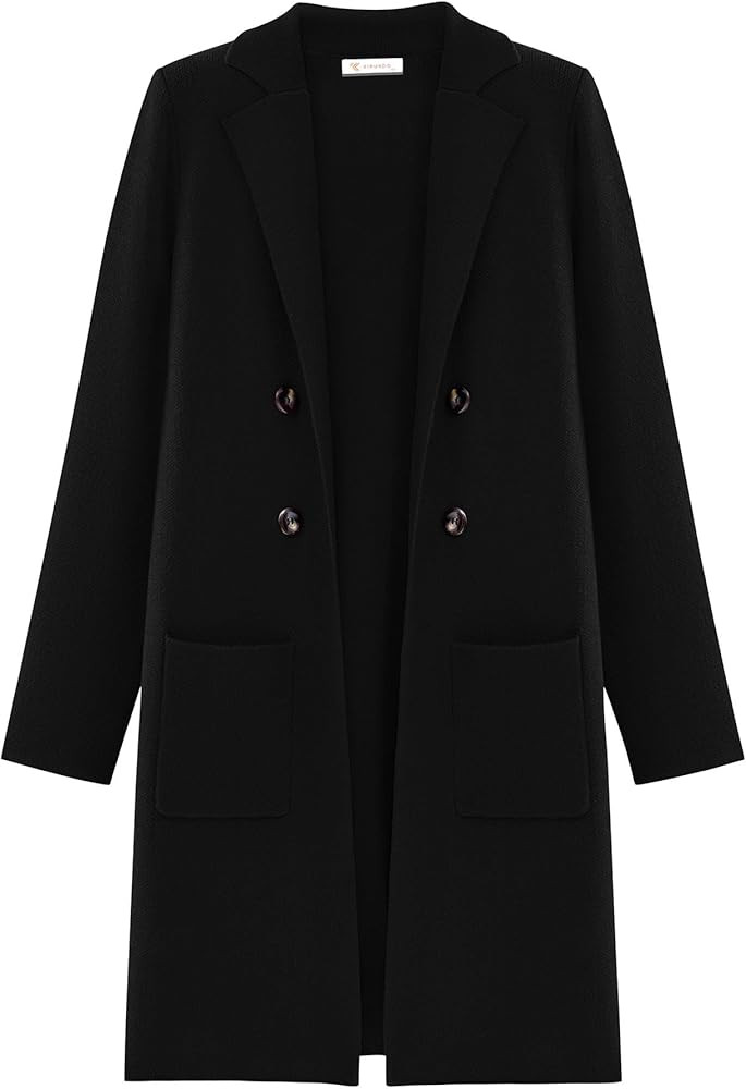 KIRUNDO Cardigan Sweaters for Women 2025 Fall Open Front Knit Sweater Jackets Business Casual Lon... | Amazon (US)