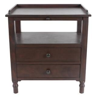 Decor Therapy Walnut Side Table FR8698 | The Home Depot