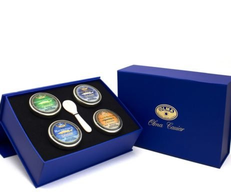 OLMA Classic Caviar Black Caviar Gift Box - Includes 2 oz of Siberian Osetra Aurora, White Sturge... | Amazon (US)