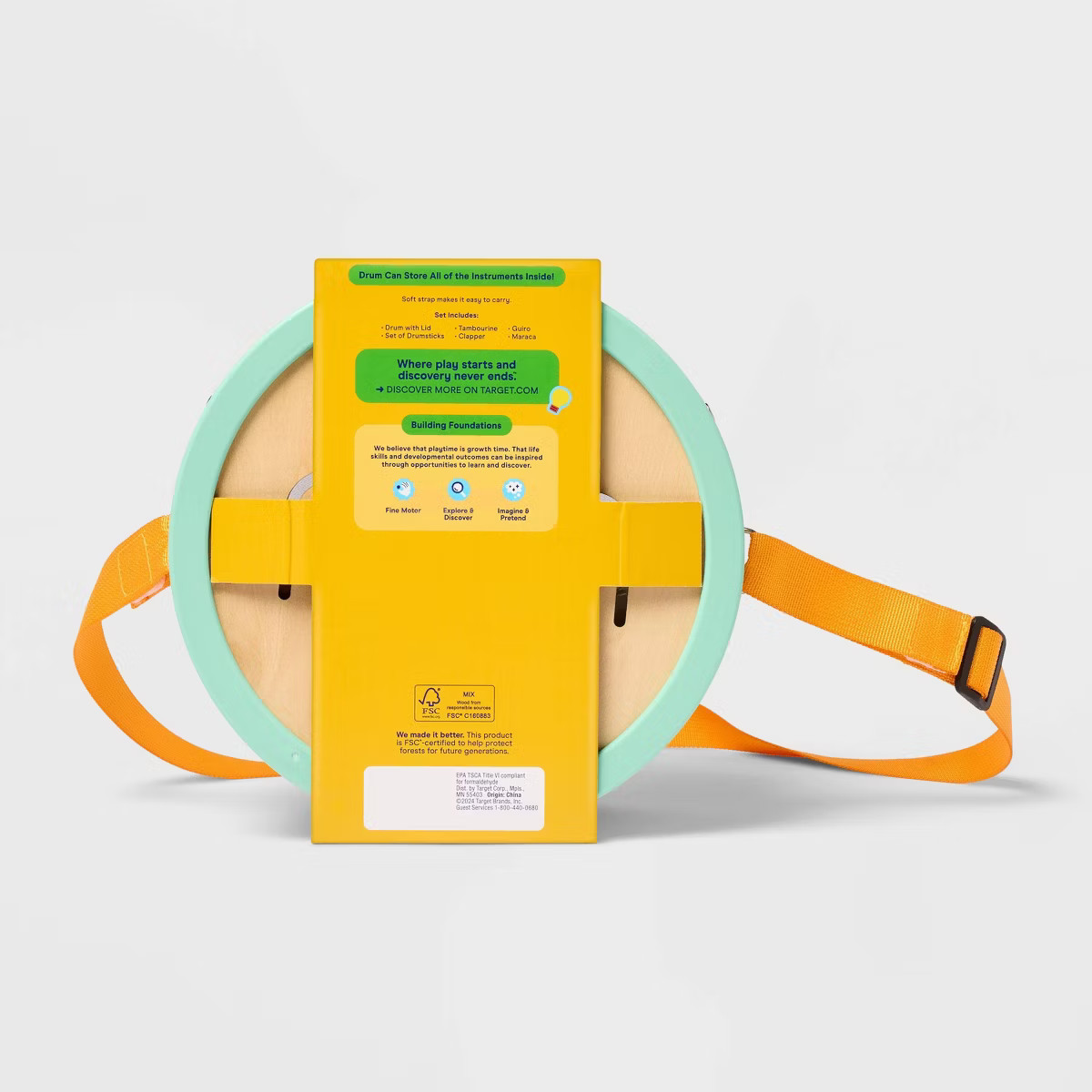 Musical Instrument Set - 7pc - Gigglescape™: Metal, Plastic, Wood Percussion for Creativity, Pr... | Target