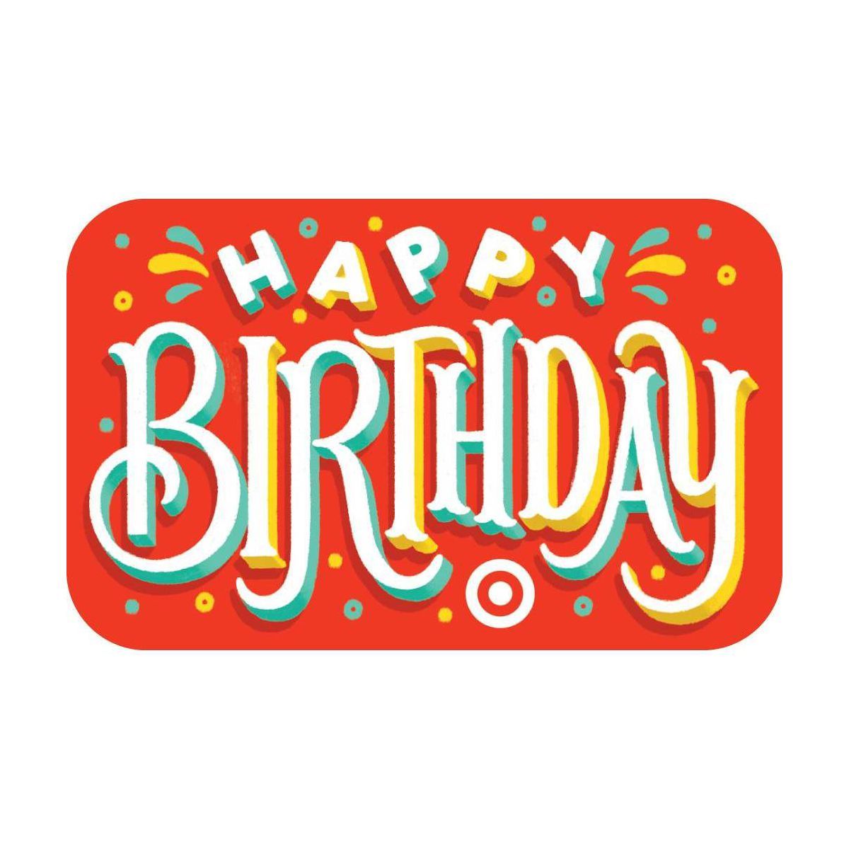 Birthday Type Target GiftCard | Target