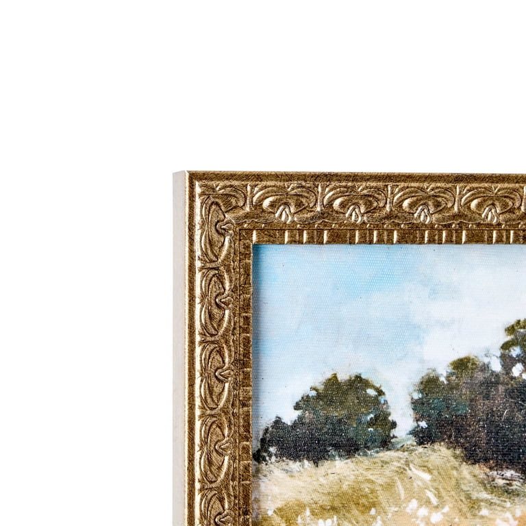 Home Decor Collection Calm Meadow Landscape Wall Art, Nature Canvas Print with Wood Bronze Frame,... | Walmart (US)
