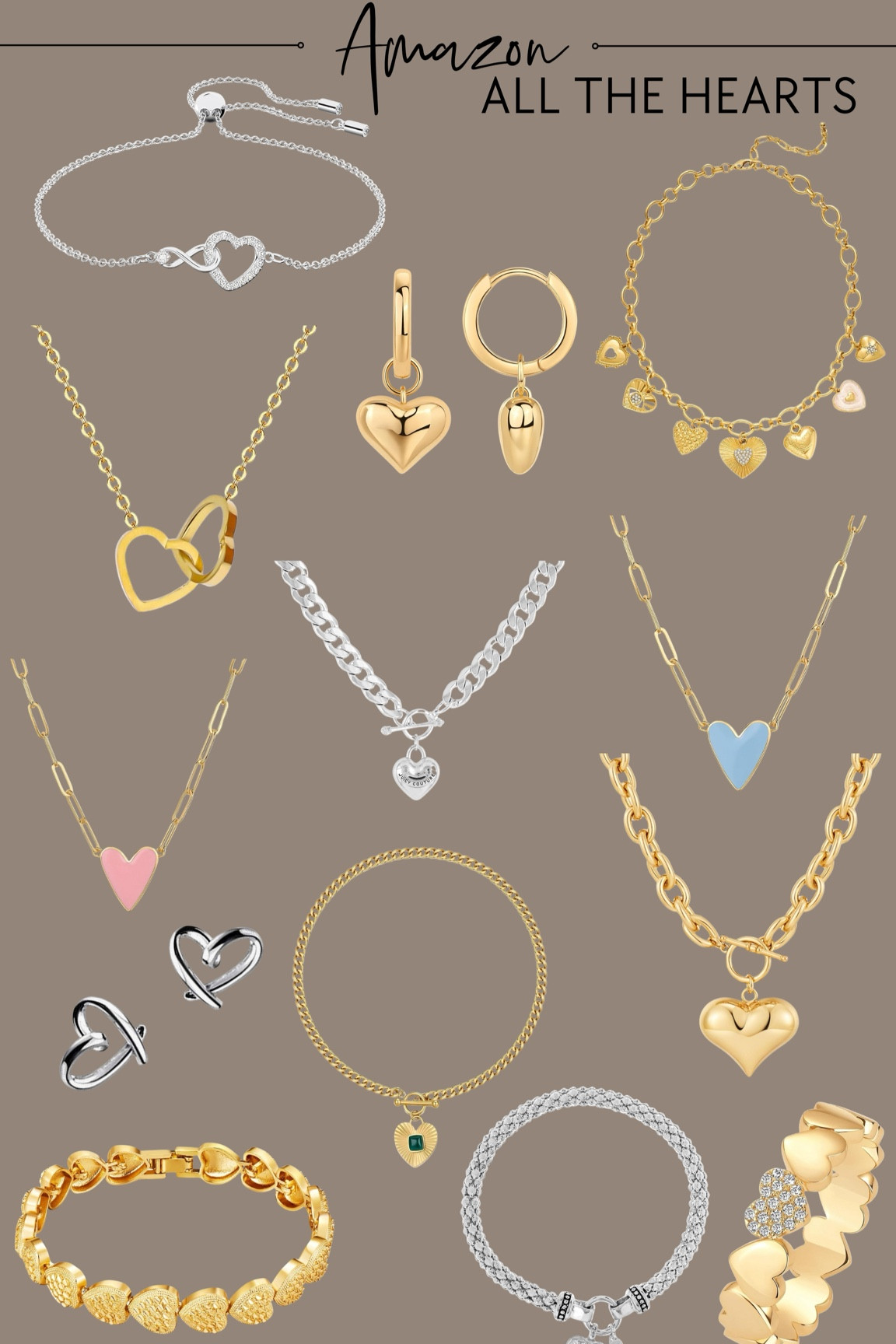 Amazon heart ❤️ jewelry!! Perfect for February.  💕

#LTKGiftGuide #LTKSeasonal #LTKFindsUnder50