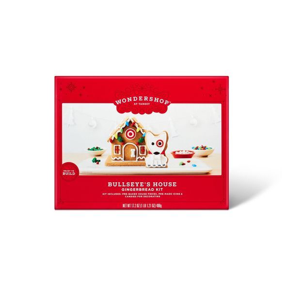Holiday Bullseye's Gingerbread House Kit - 17.2oz - Wondershop™ | Target