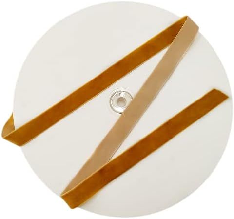 Abbaoww 1 Inch 50 Yards Khaki Velvet Ribbon for Gift Wrapping Wedding Decoration DIY Project | Amazon (US)