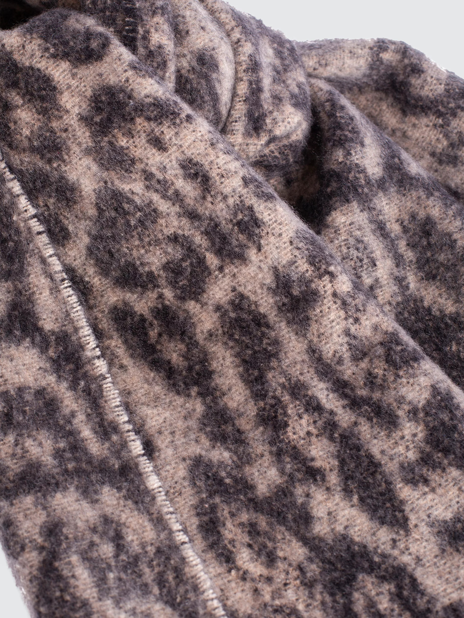 Bloom & Bay Daphne Leopard Print Scarf, Brown | John Lewis (UK)