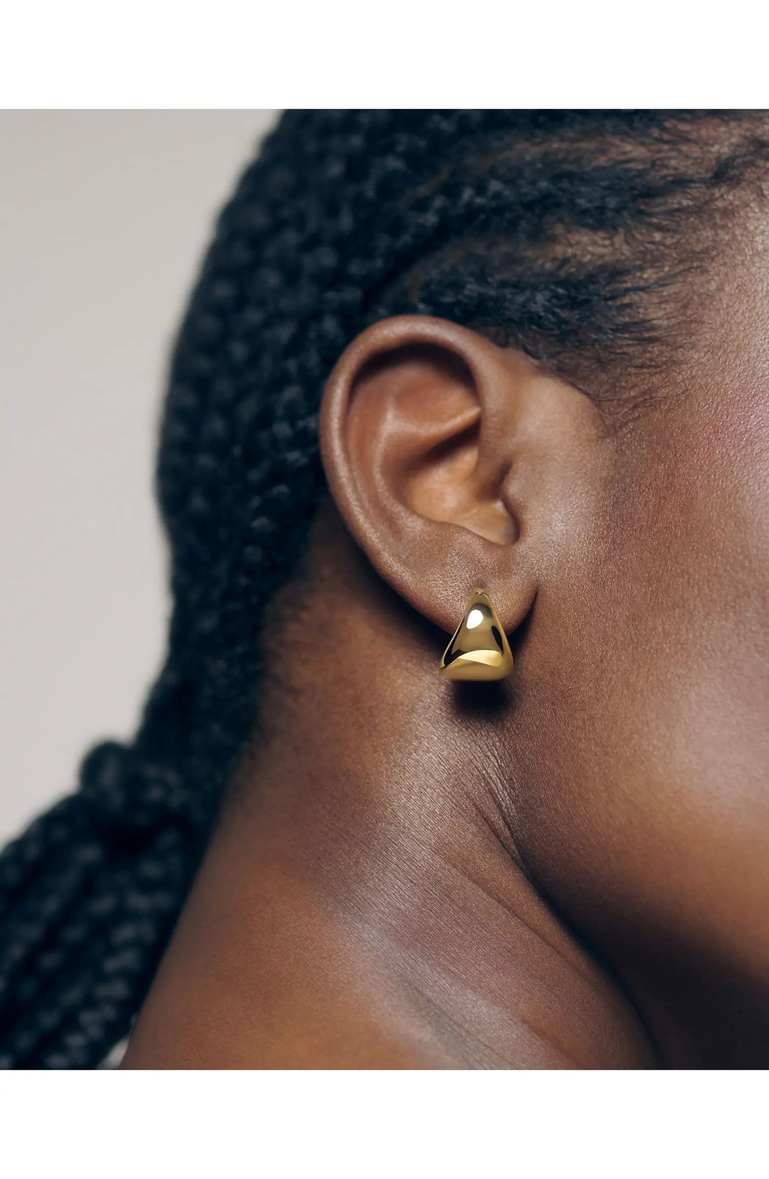 Monica Vinader Tapered Small Hoop Earrings | Nordstrom | Nordstrom