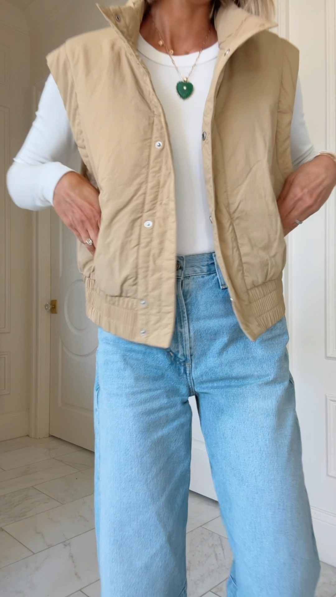 Target game day find. This cropped puffer vest. Comes in over 10 colors and $40! I'm wearing size small fits tts 

#LTKFindsUnder50