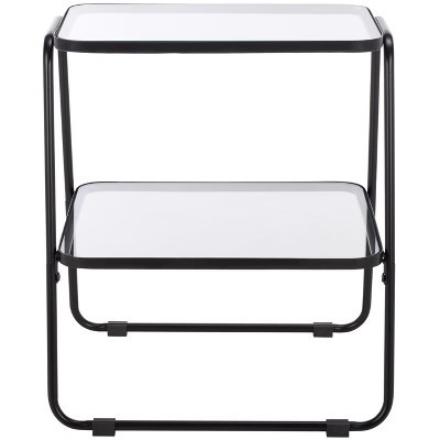 Zunia 2 Tier Accent Table - ACC2330 - Black - Safavieh | Target