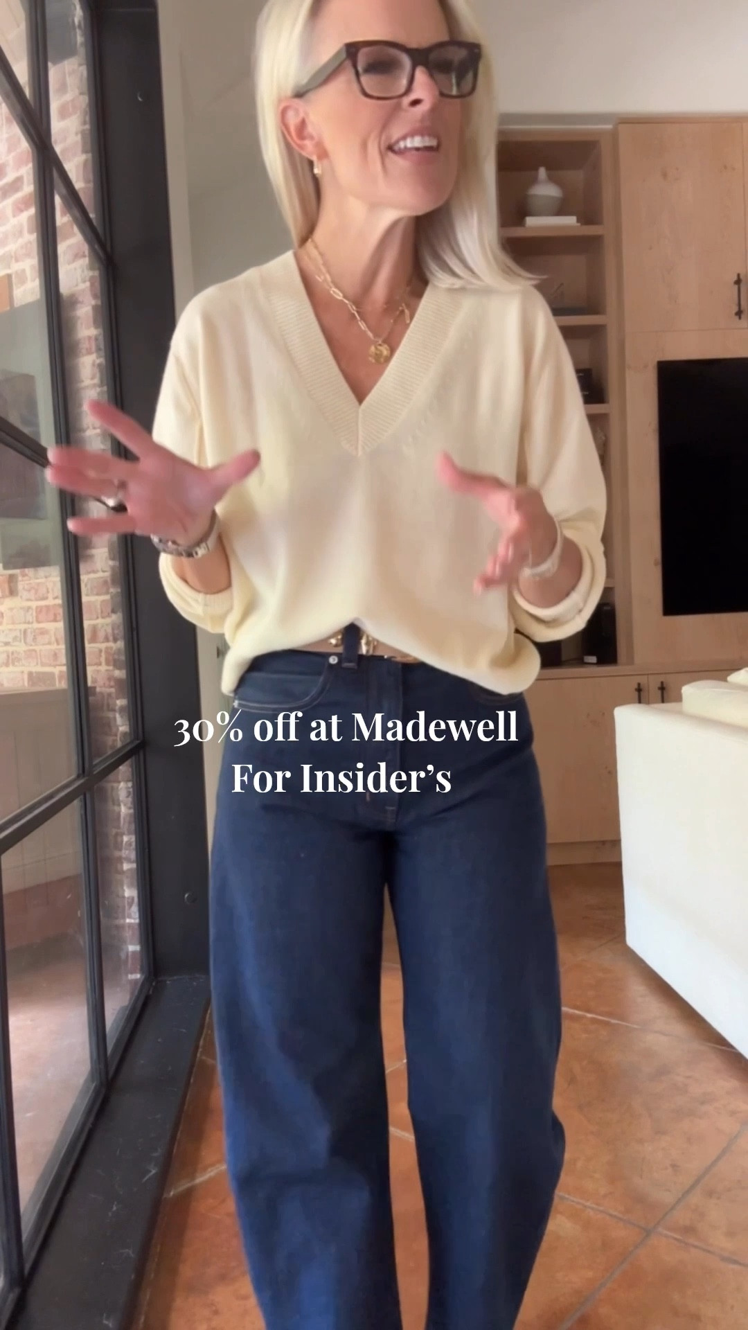 This event is for Madewell insiders, but it’s free to join and there are perks like the sale and free shipping.

30% off is the biggest I ever seen them do so this is exciting. And cashmere and suede bags are included!! There are a few exclusions.

This sale is only for a few days, but items do sell through usually fairly quickly. 

#madewell @madewell #madewellpartner #ad 

#LTKWorkwear #LTKSaleAlert #LTKOver40