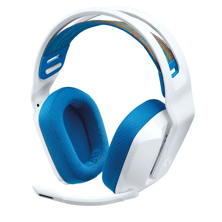 Logitech G535 Lightspeed Wireless Gaming Headset, Plug & Play, USB Connection, White | Walmart (US)
