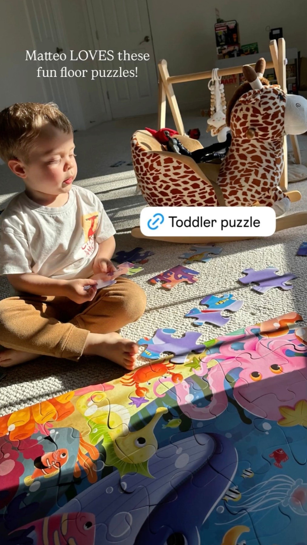 We have been doing puzzles together so much lately and honestly it's become one of my favorite parts of the day! Such a simple, sweet way to slow down and get that quality time in!

screen free activity, toddler toys, learning though play, educational toys, amazon finds, kids activity

#LTKBaby #LTKKids