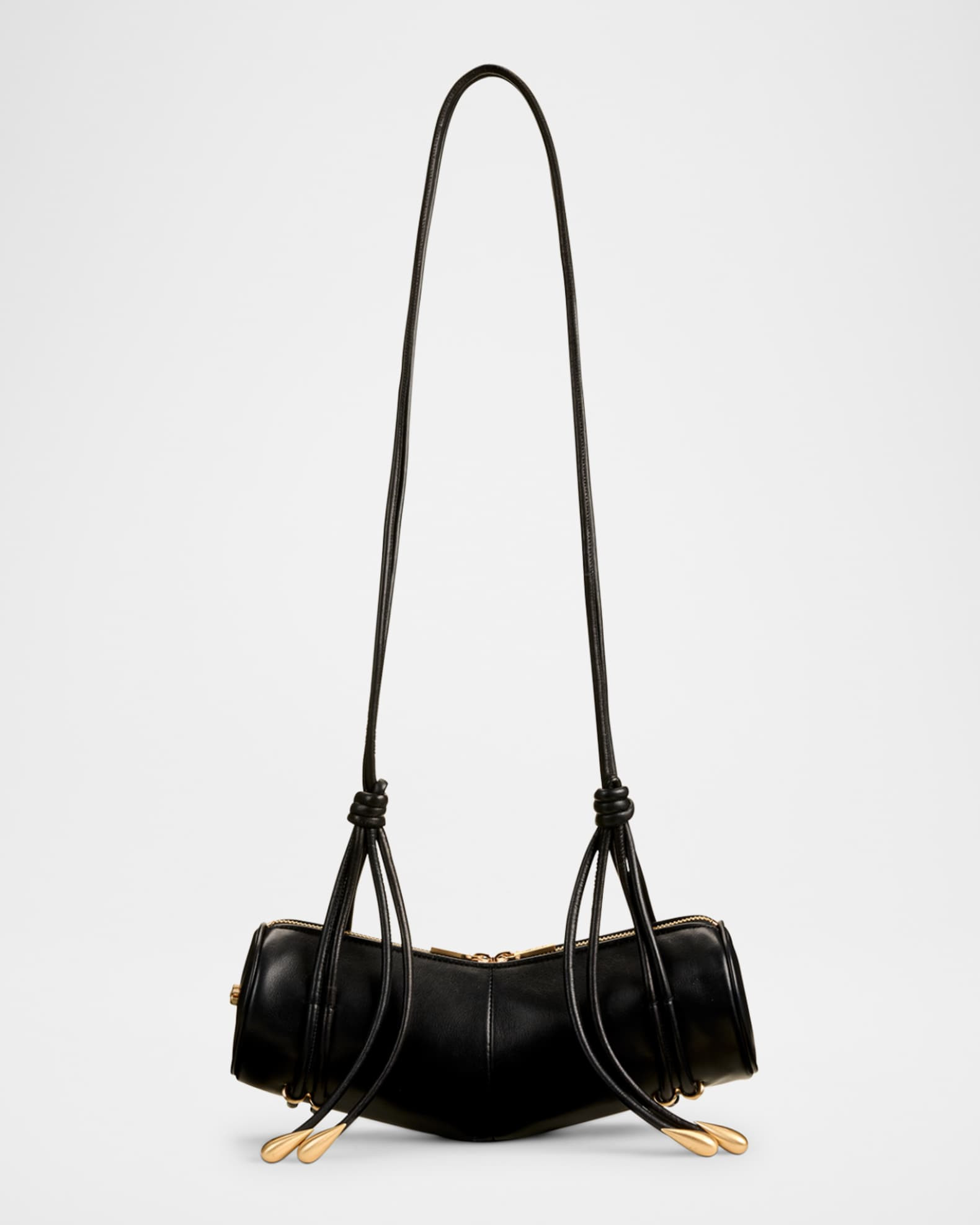 Cult Gaia Arden Zip Leather Crossbody Bag | Neiman Marcus