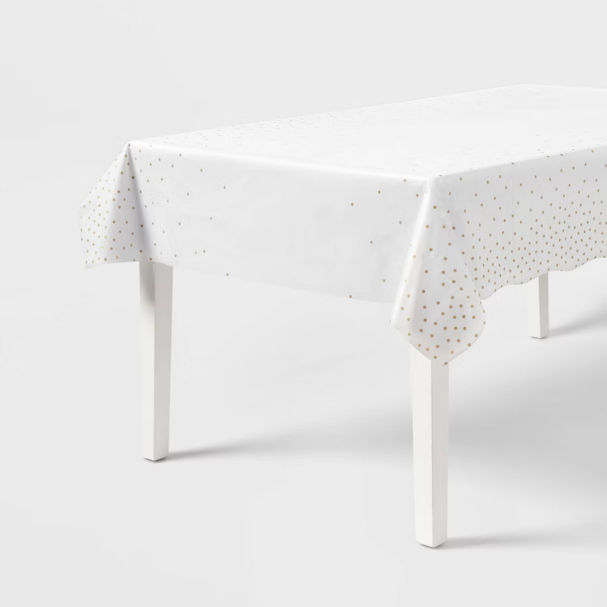 Gold Confetti Print Rectangular Table Cover - Spritz™ | Target