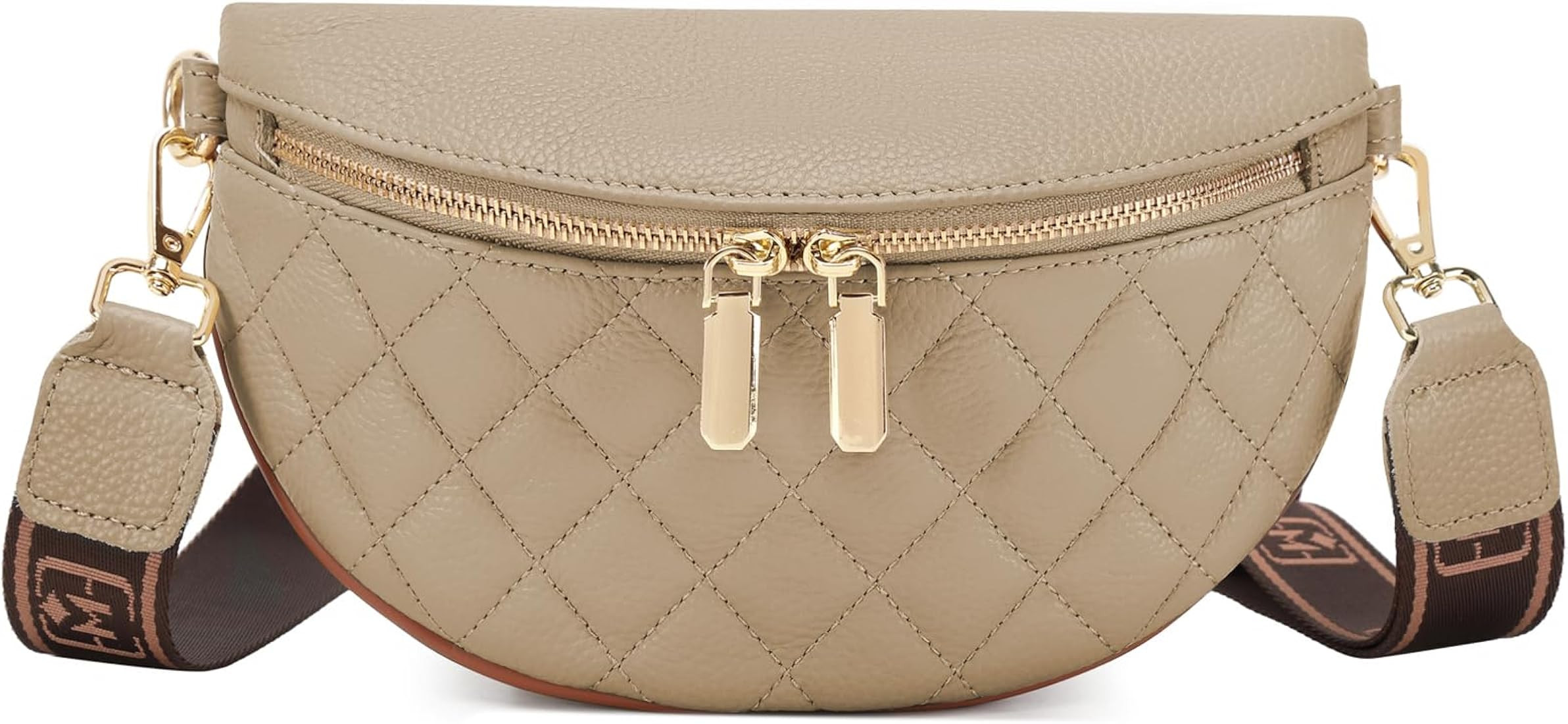 Eslcorri Small Crossbody Sling Bag for Women Trendy - Fanny Packs Leather Chest Belt Bum Bag Anti... | Amazon (US)