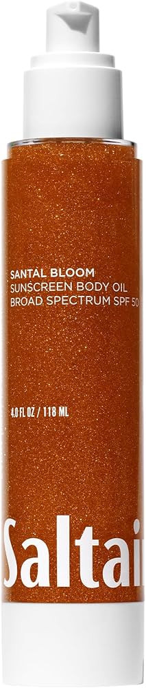 Saltair - Santal Bloom SPF Body Oil - Broad Spectrum SPF 50 PA++++ - Suncreen Body Oil | Amazon (US)