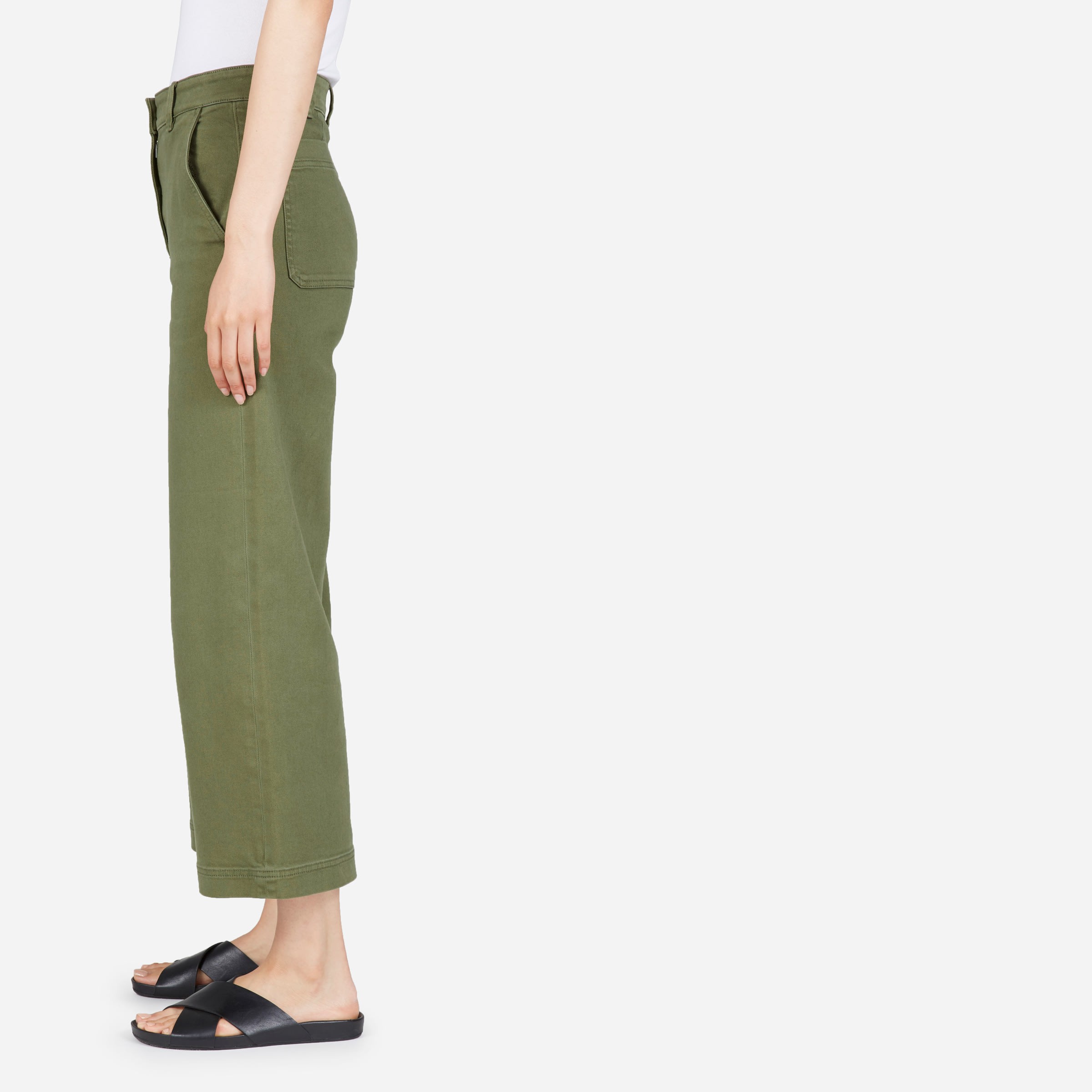 The Wide Leg Crop Pant | Everlane