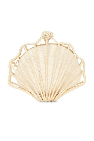 Aranaz Oskola Clutch in Natural from Revolve.com | Revolve Clothing (Global)