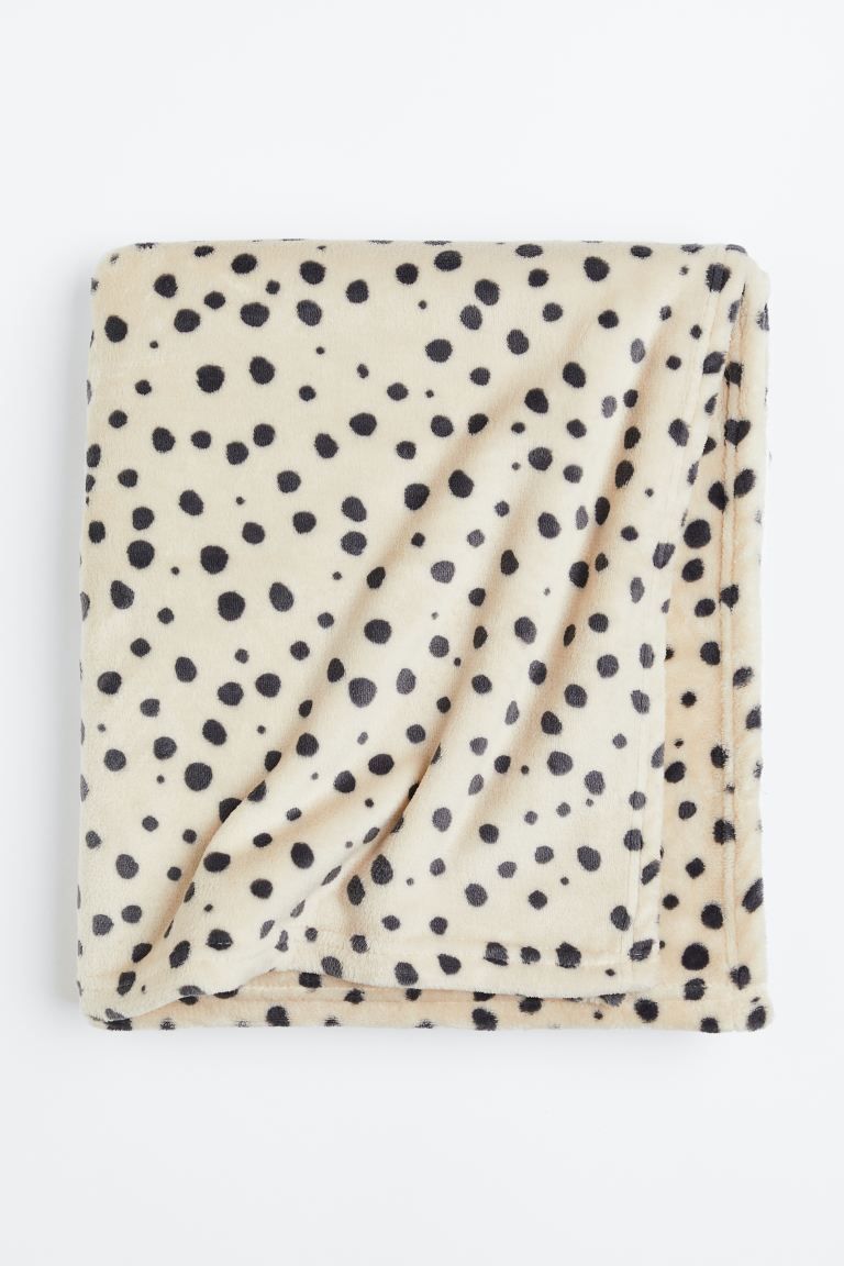 Patterned Fleece Throw | H&M (US)