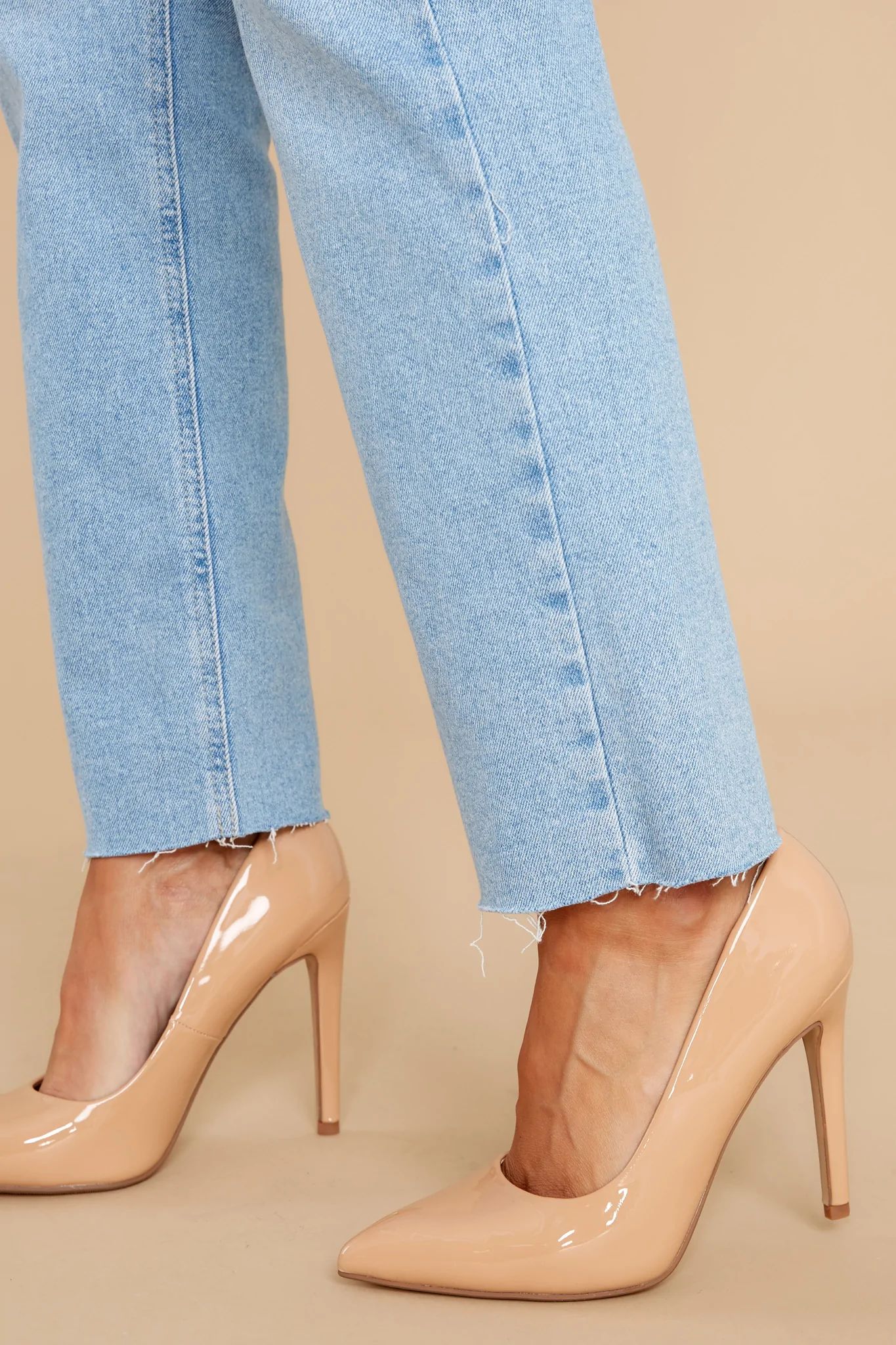 Higher Heights Nude Pointed Pumps | Red Dress 