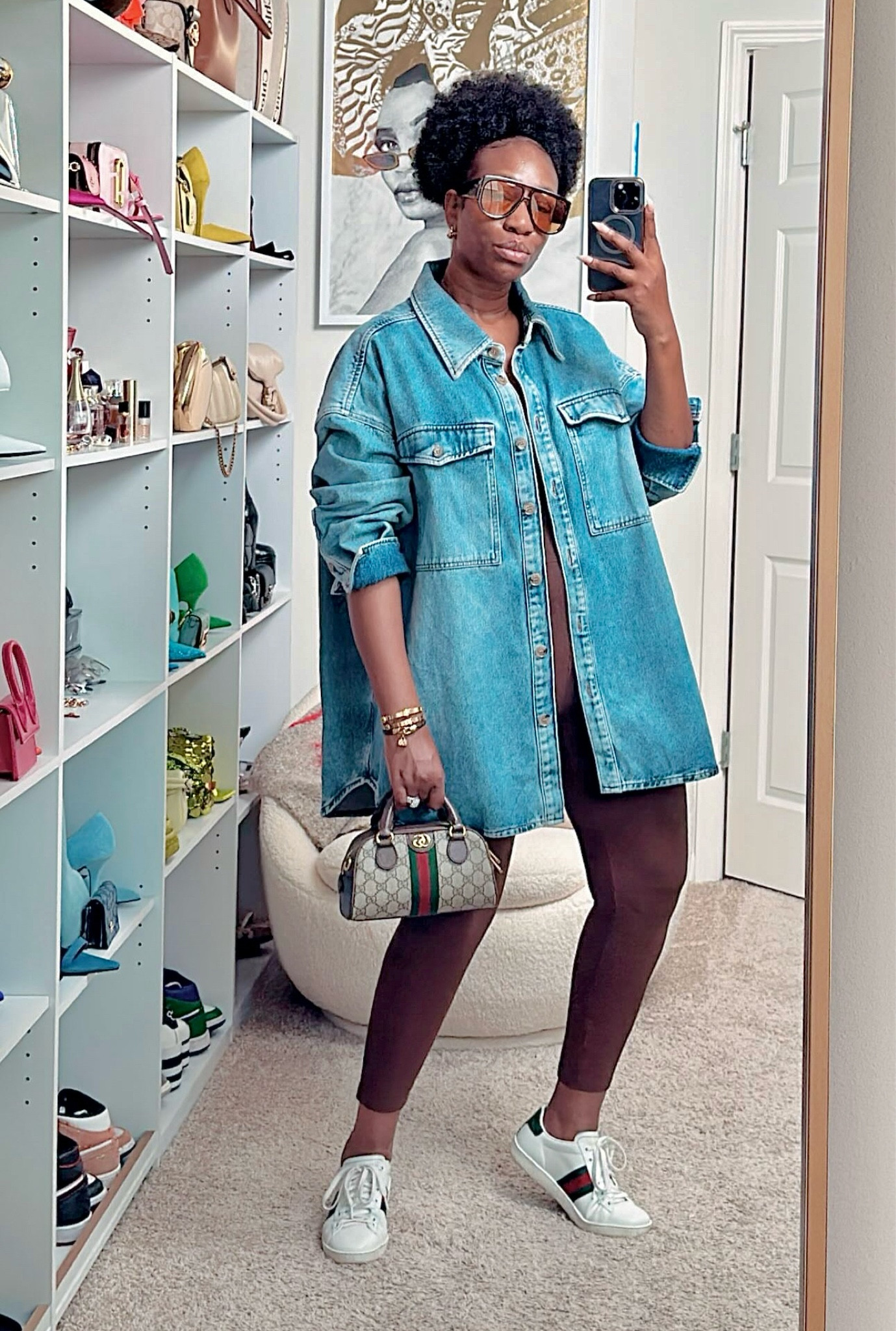Today’s outfit… Wearing this denim oversized shirt as a jacket. Linking some similar ones I found for you. 


#LTKstyletip #LTKsalealert #LTKSeasonal