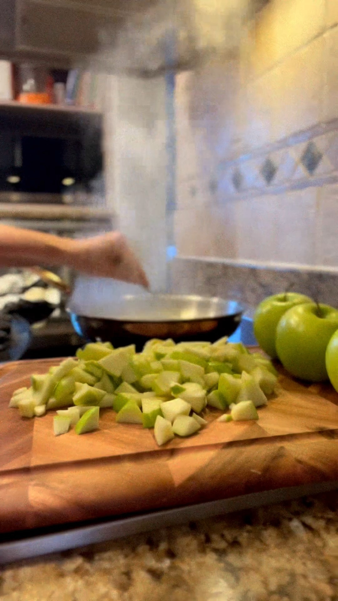 Cozy, golden, and straight from the oven-this puffy Dutch pancake is topped with cinnamon-sautéed apples and a drizzle of homemade caramel sauce. Comfort in every bite. 🍏 

#Cooking #Home #Breakfast 

#LTKFamily #LTKHome #LTKFallSale
