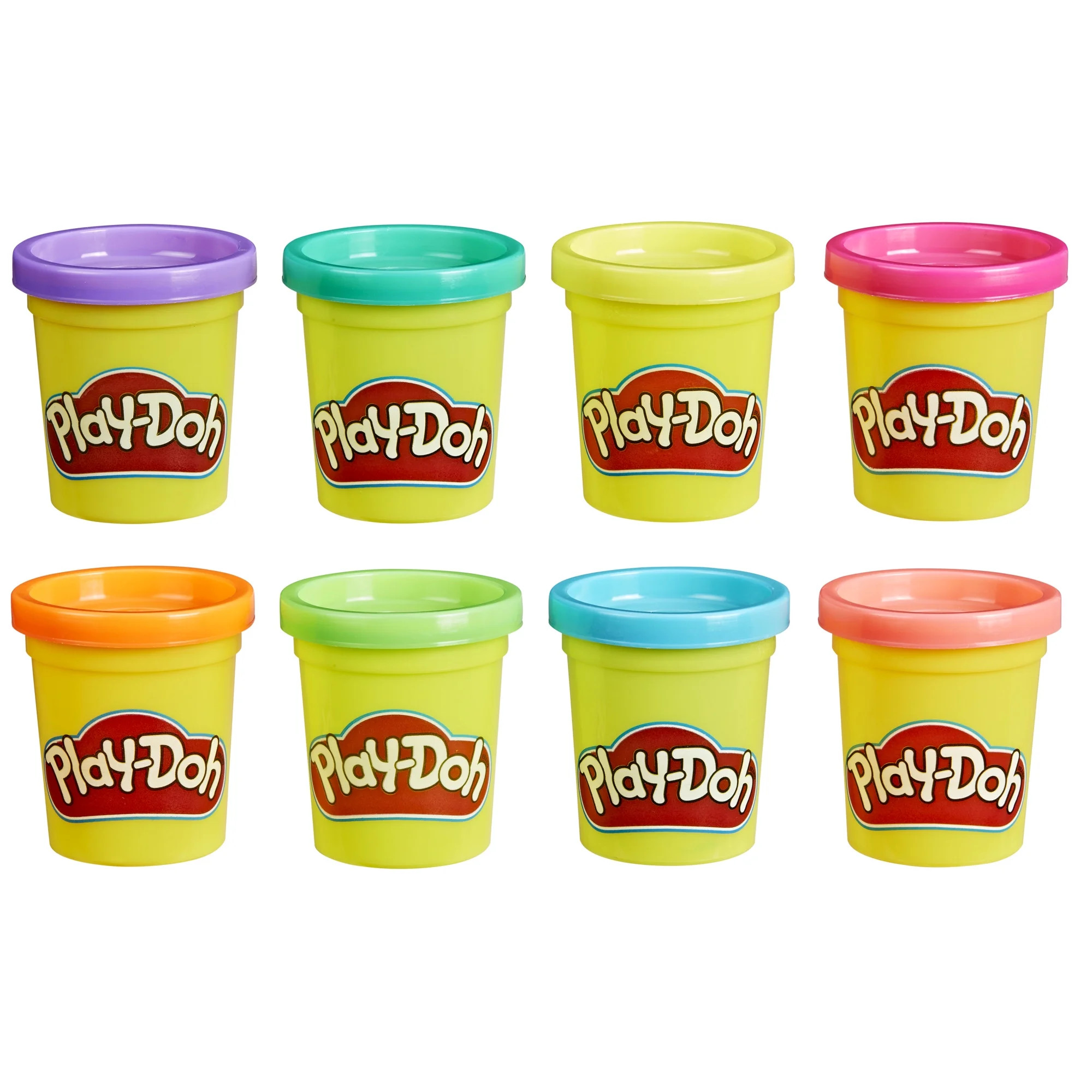 Play-Doh 8-Pack Neon Non-Toxic Modeling Compound with 8 Colors | Walmart (US)