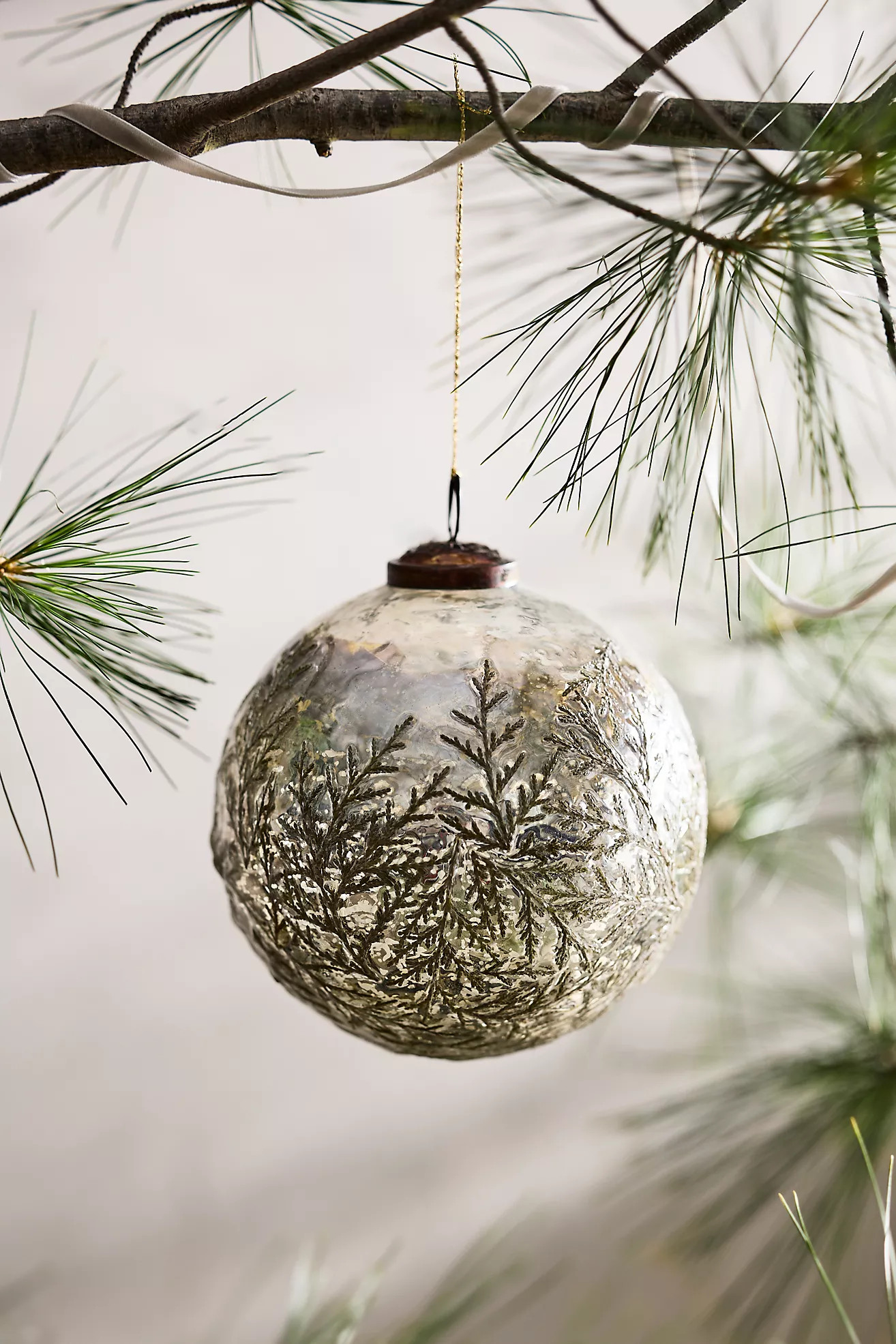 Cedar Trees Globe Ornament | Anthropologie (US)