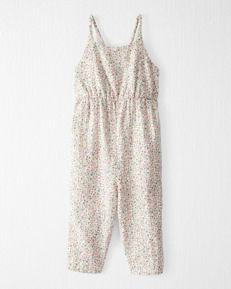 Toddler Organic Cotton Gauze Floral-Print Jumpsuit | Carter's Inc