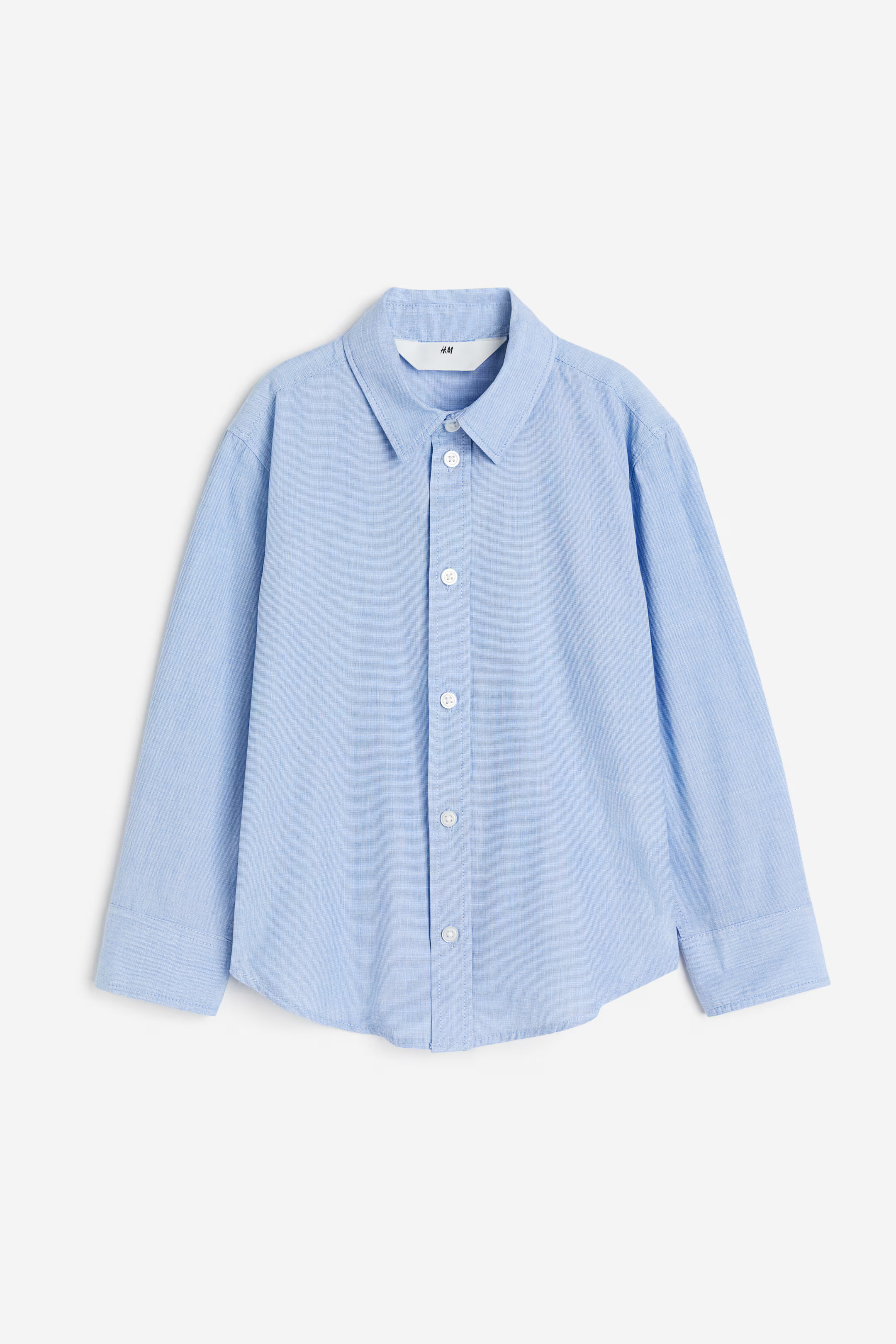 Long-sleeved Cotton Shirt | H&M (US + CA)