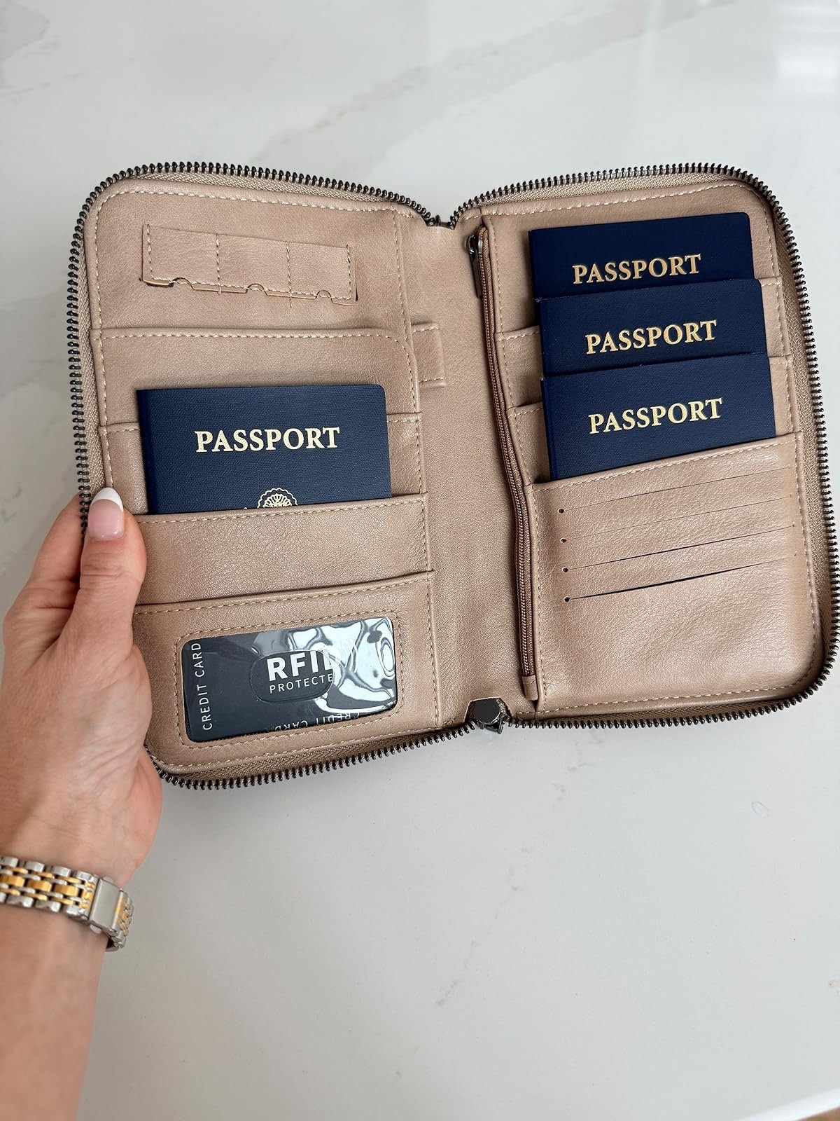 Safeguard your travel with this passport holder and wallet protected by RFID! #travelessentials #AmazonFinds

#LTKmomlife #LTKTravel