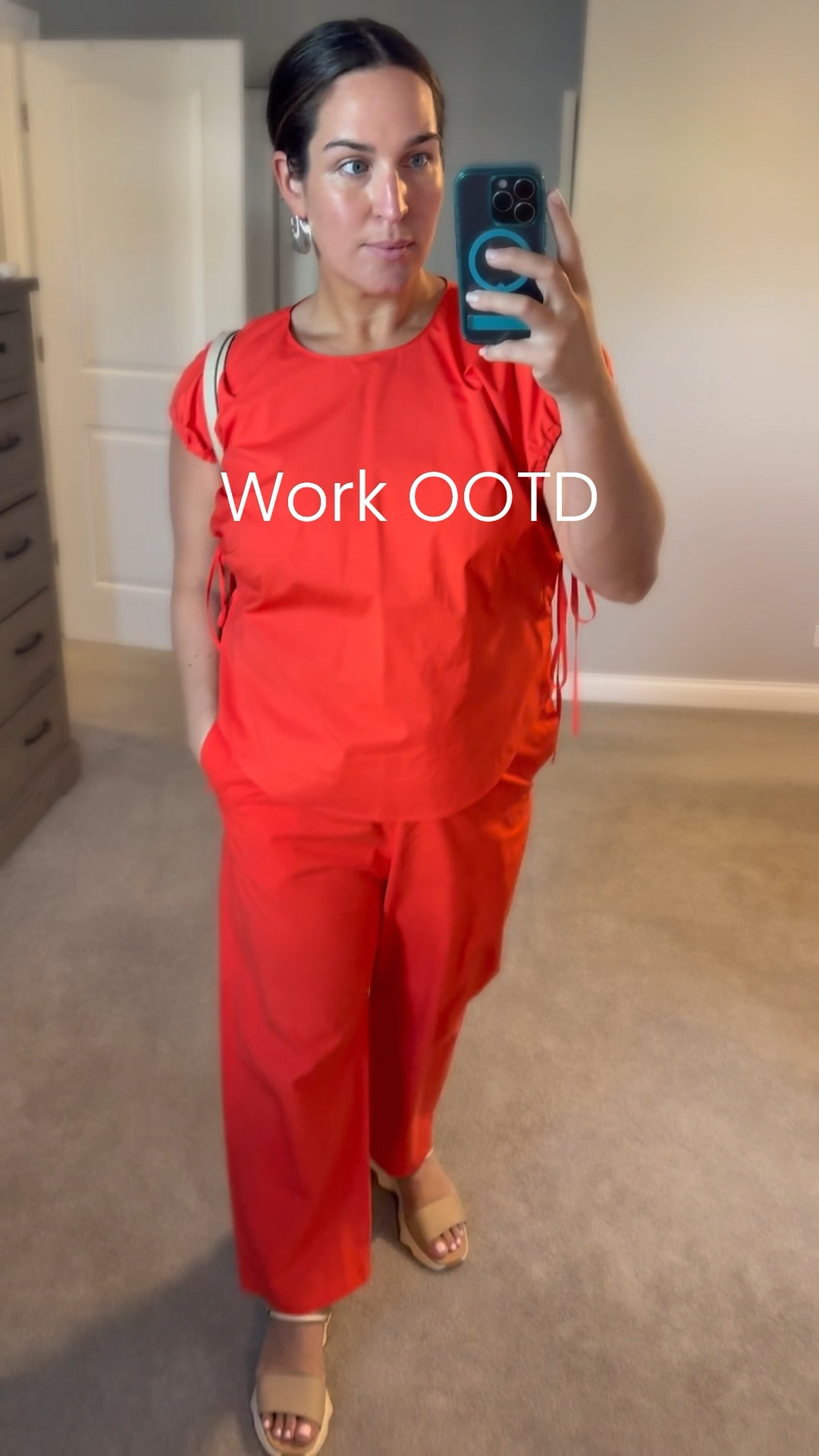 Midsize work outfits for my 5 month postpartum body and a demanding full time job. Love a full blast of color with this set for summer time statements! I’m wearing size XL in top and bottom. 

#LTKWorkwear #LTKMidsize #LTKStyleTip