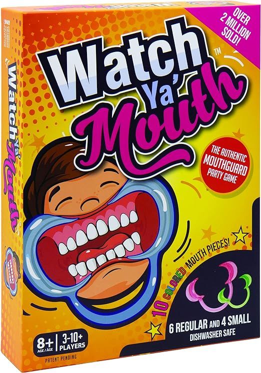 Watch Ya' Mouth Family Edition - The Authentic, Hilarious, Mouthguard Party Game | Amazon (US)