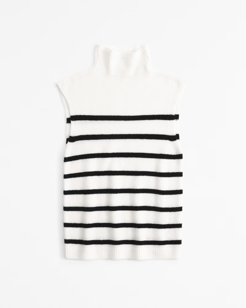 Merino Wool-Blend Mockneck Shell Top | Abercrombie & Fitch (US)