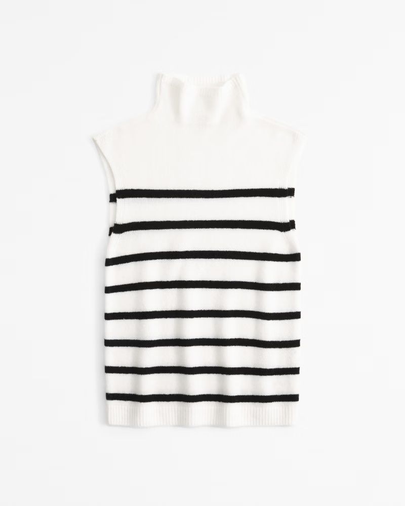 Women's Merino Wool-Blend Mockneck Shell Top | Women's Tops | Abercrombie.com | Abercrombie & Fitch (US)