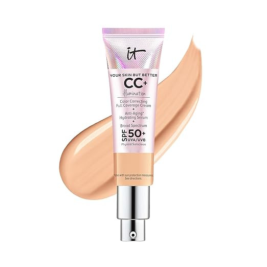 IT Cosmetics Your Skin But Better CC+ Cream Illumination - Color Correcting Cream, Full-Coverage ... | Amazon (US)