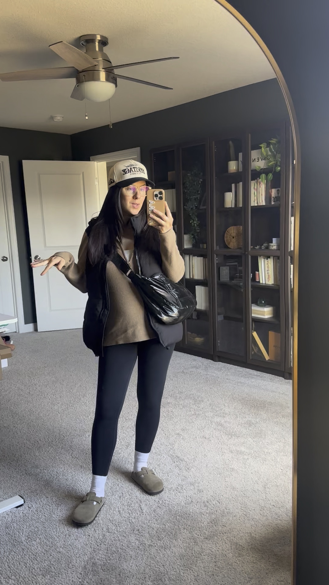 My top is maternity and nursing friendly!! On sale!! Wearing S in tops & leggings, xs puffer vest

#LTKPetite #LTKSaleAlert #LTKWatchNow