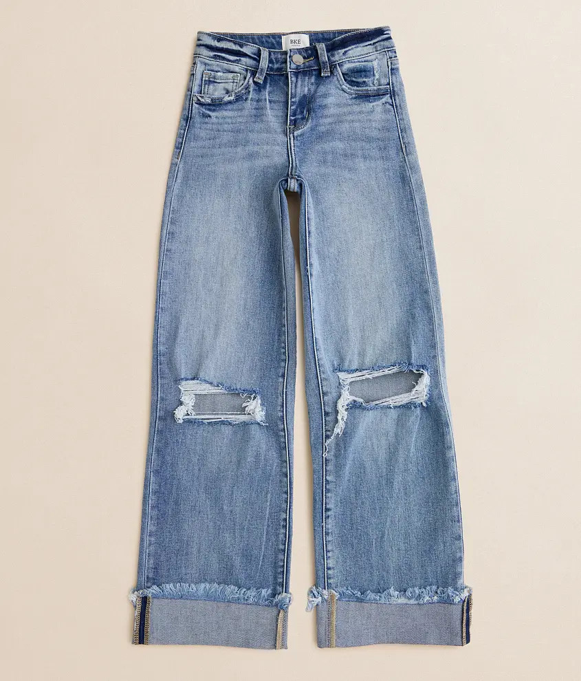 Girls - Mini Billie Wide Leg Stretch Jean | Buckle