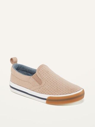 Perforated Slip-On Sneakers for Toddler Boys | Old Navy (US)