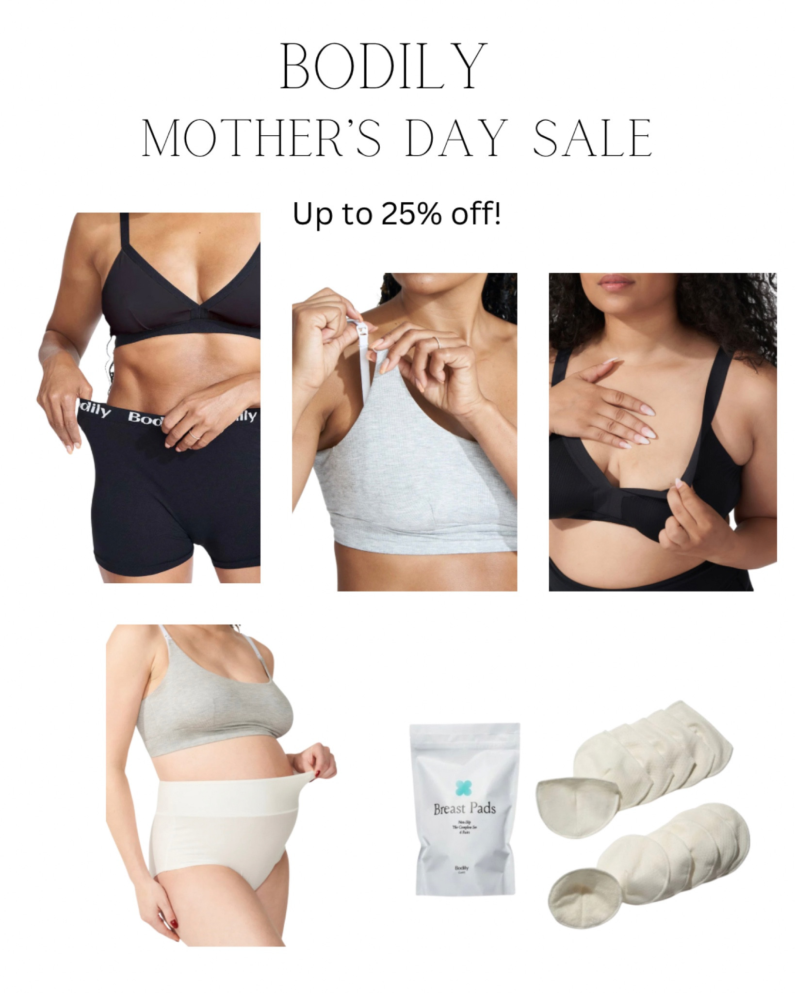 #ad I’ve been living in Bodily products since I was pregnant. Now, I’m gettin to use even more since breastfeeding. They are the best quality & so incredibly comfortable. Shop their Mother’s Day sale & save up to 25% off. 

#LTKBump #LTKBaby #LTKSaleAlert
