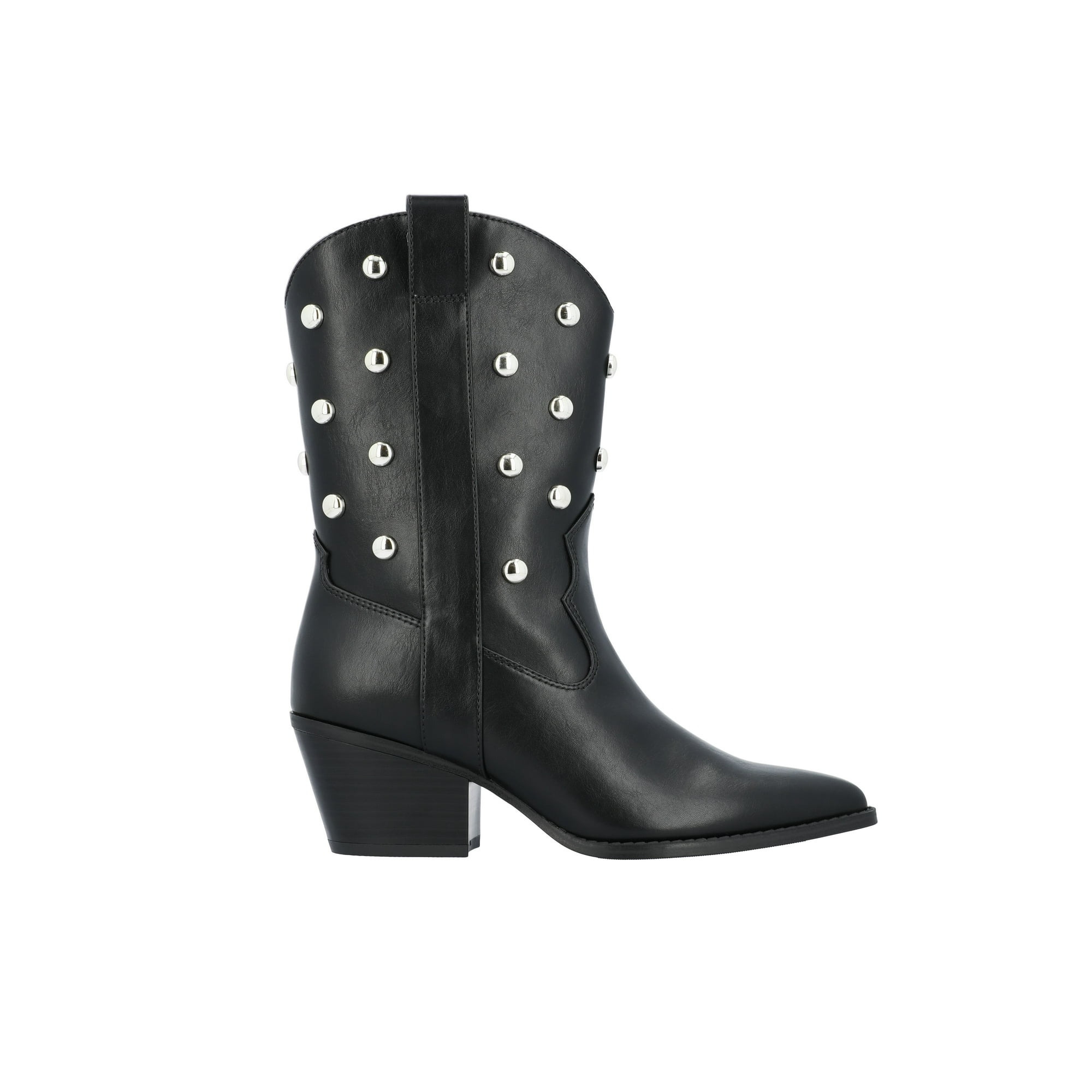 Time and Tru Women's Studded Western Boots | Walmart (US)