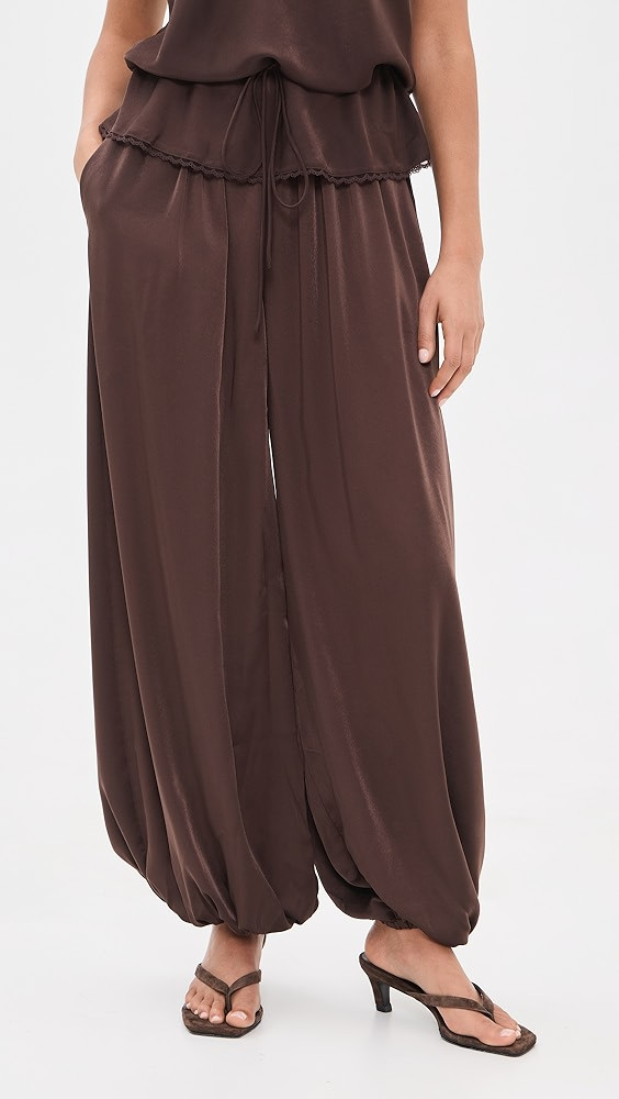 BARDOT Nikola Satin Balloon Pants | Shopbop | Shopbop